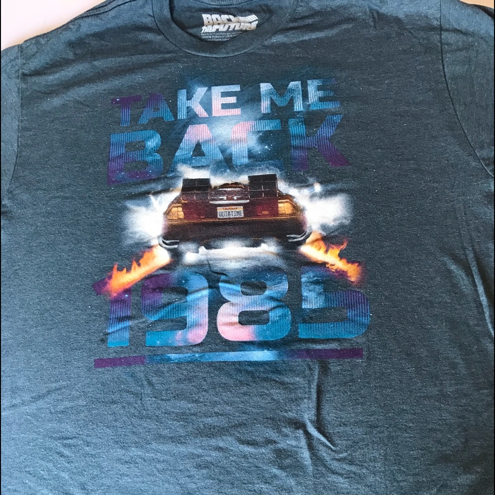 Large back to the future T-shirt men’s